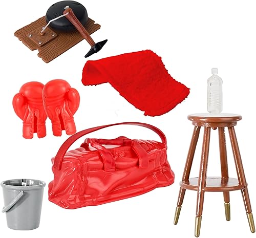 Figures Toy Company Oferta especial de 8 piezas de luchadores y boxeadores