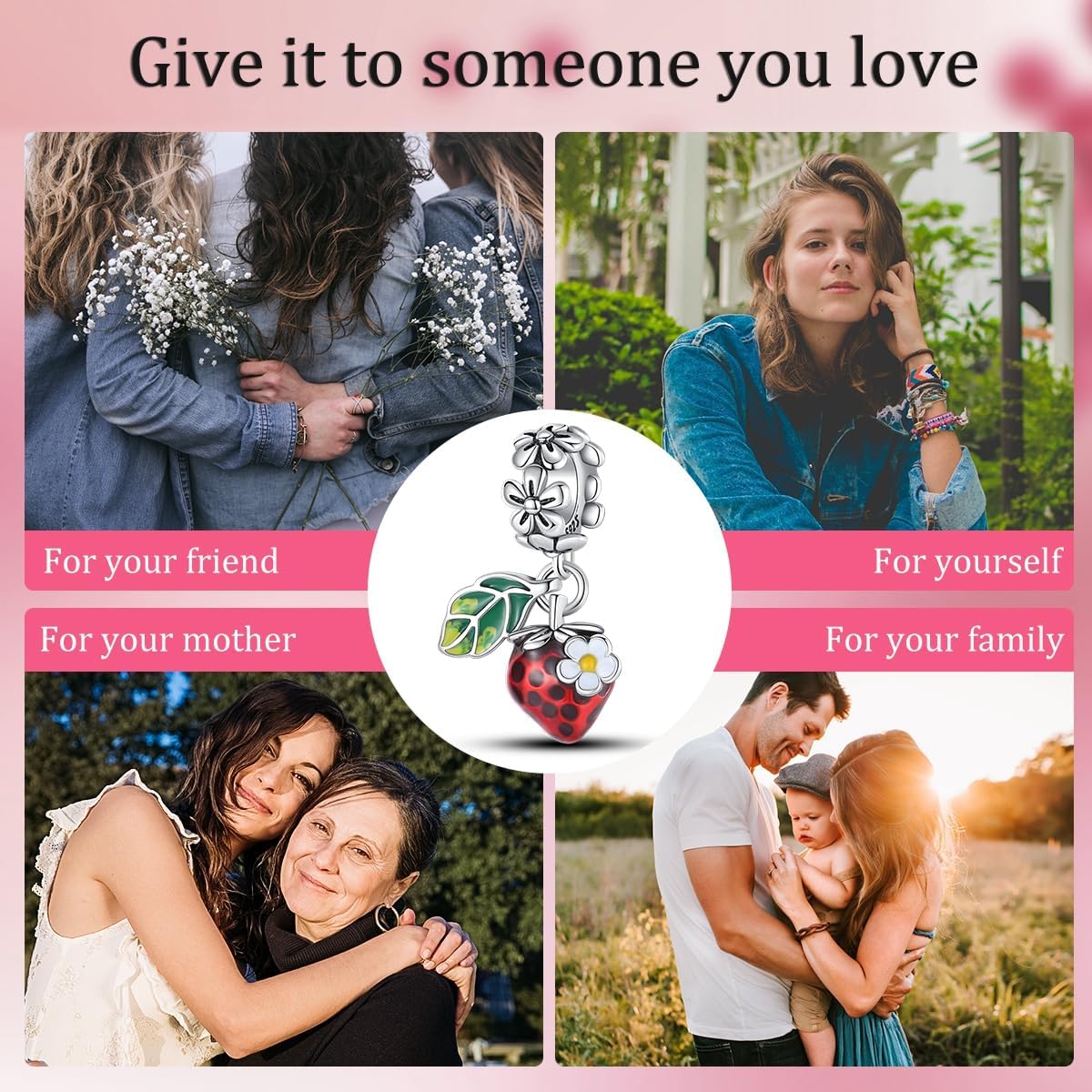 Parmuz 925 Sterling Silver Charms for Bracelets and Necklaces Gold Cross Butterfly Star Moon Cute Cat Dog Evil Eye Lucky Bracelet Beads Aesthetic Peandant for woman - Image 6