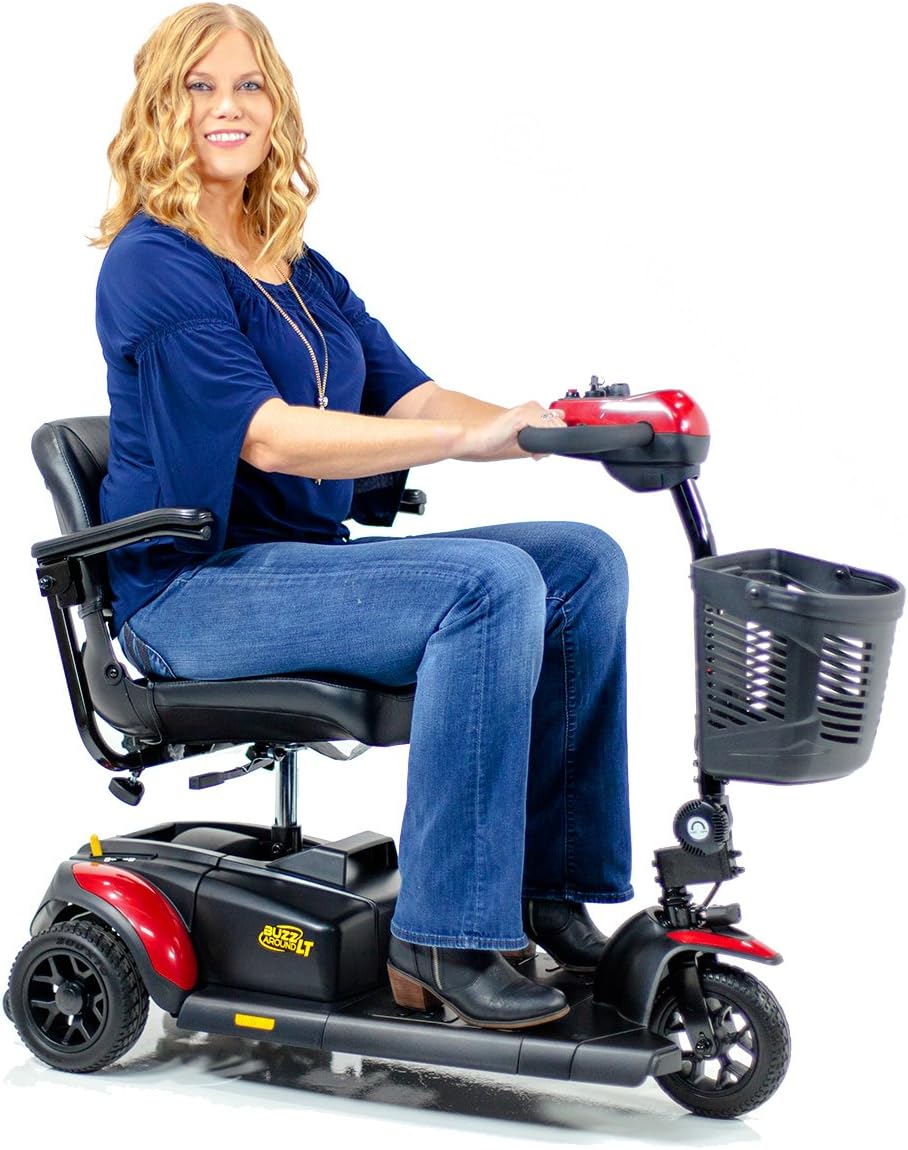 Golden Technologies Buzzaround LT 3-Wheel Small Portable Travel Mobility Scooter GB107