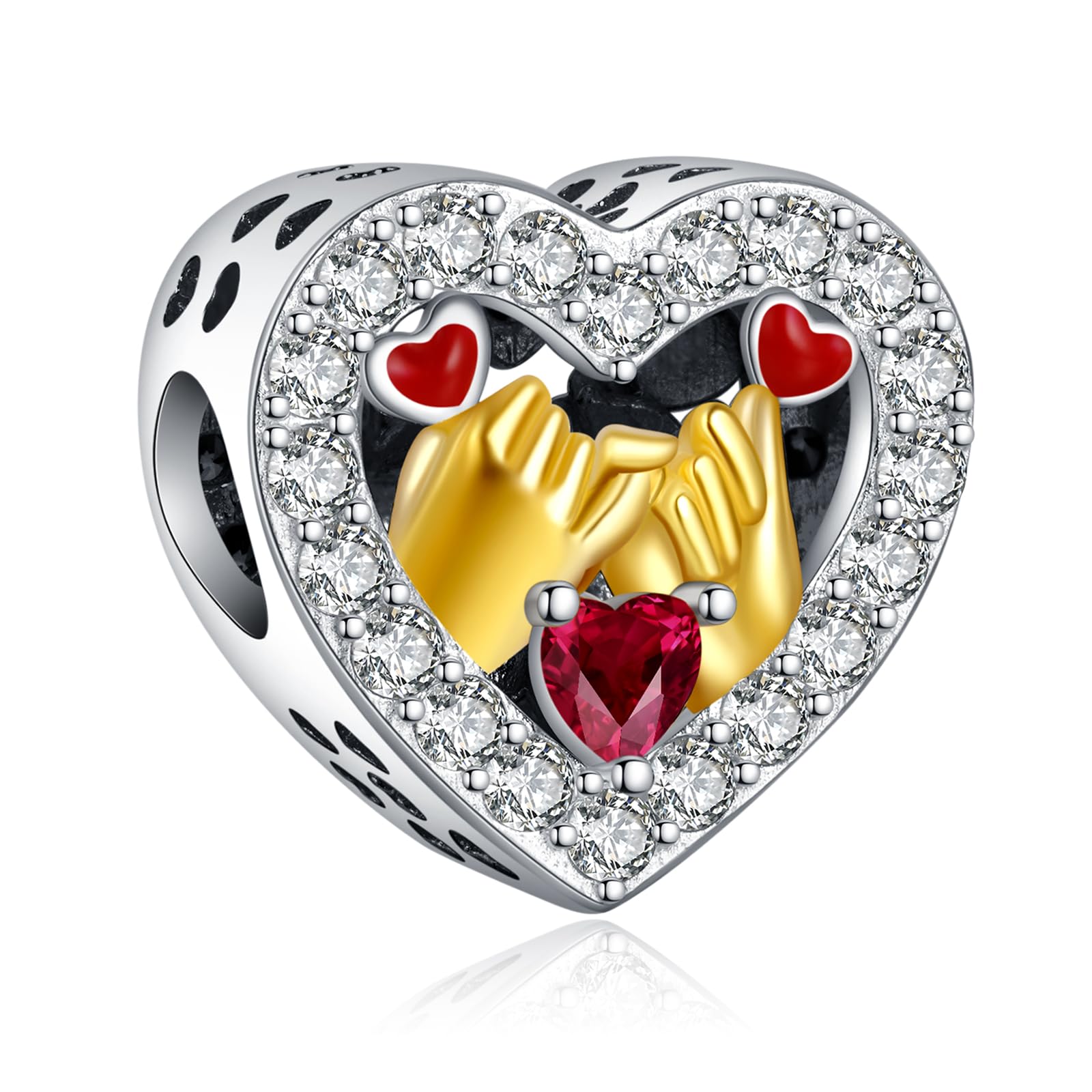 Annmors Muttertag Abschluss Moments 925 Sterlingsilber Anhänger Bead Charms für Armband und Kette, für Pandora