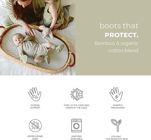 Miniatura 6 de goumikids Viscosa hecha de algodón de bambú Stay-On Botas