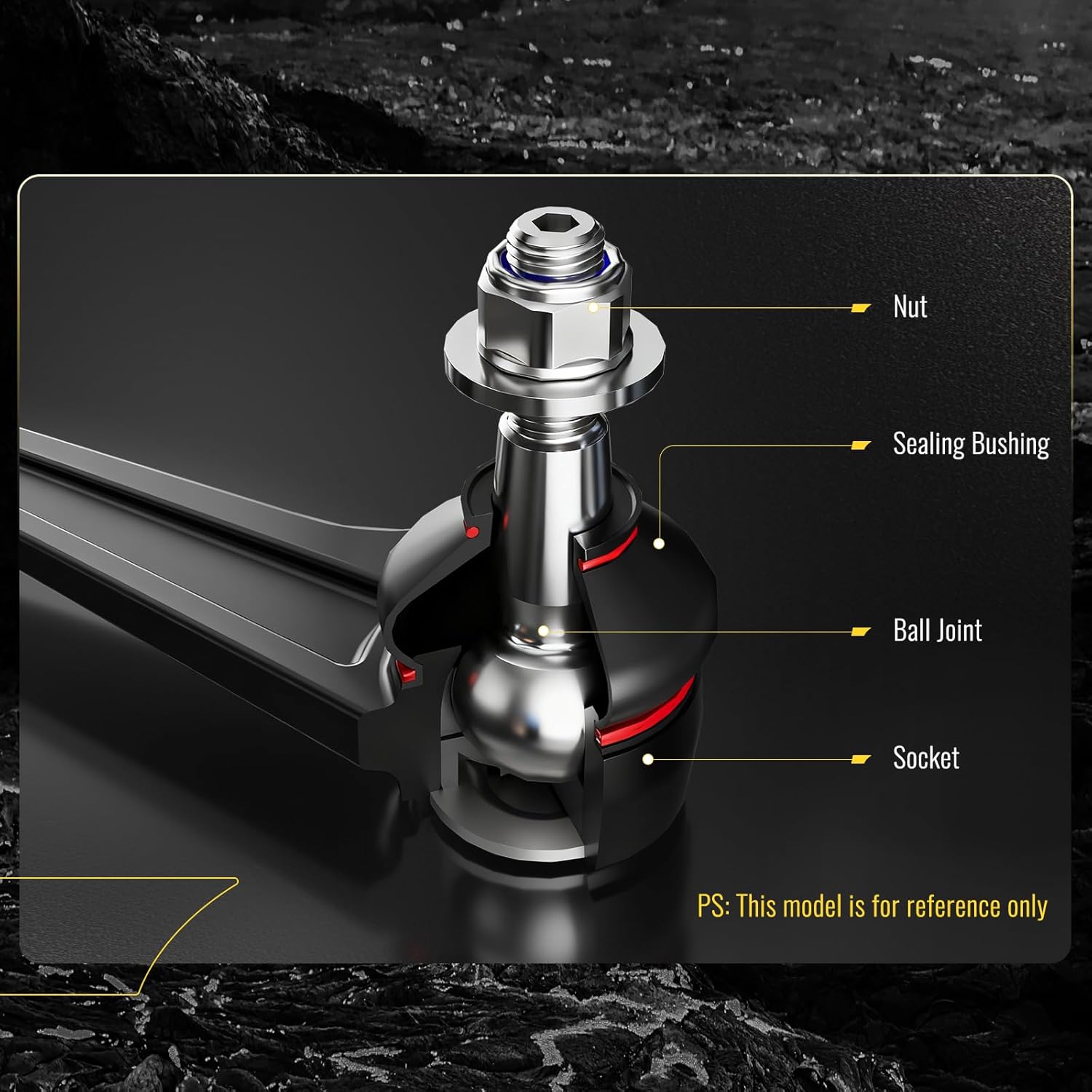 TUCAREST 2Pcs K622224 K622225 (For RWD) Front Lower Forward Control Arm and Ball Joint Assembly Compatible With 2011-2019 Ch-rysler 300 /Do-dge Challenger Charger (w/3.6L And 5.7L) Suspension