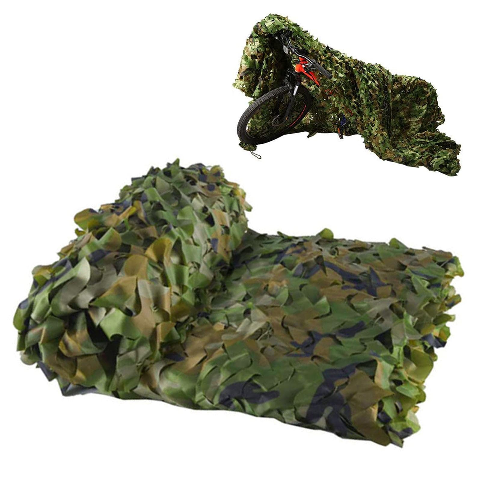 JEDAL Army Camo Net Camouflage Netting for Hunting, Shooting, 1mx2m 1mx5m 1.5mx5m 2mx6m 3.5mx10m Camo Netting Decoration Sunscreen Nets (Size : 1mx2m)