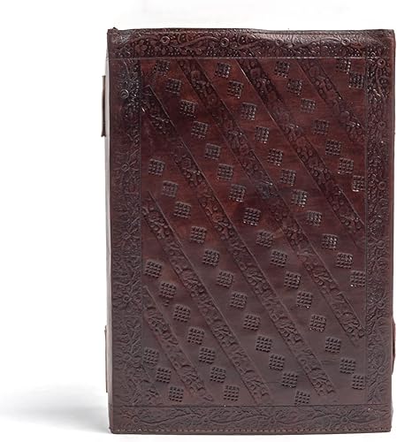 Miniatura 4 de TUZECH Diario grande de cuero hecho a mano, 600 páginas, libro de sombras, libro de sombras Hocus Pocus, cuaderno de bocetos de siete chakras, 7 x