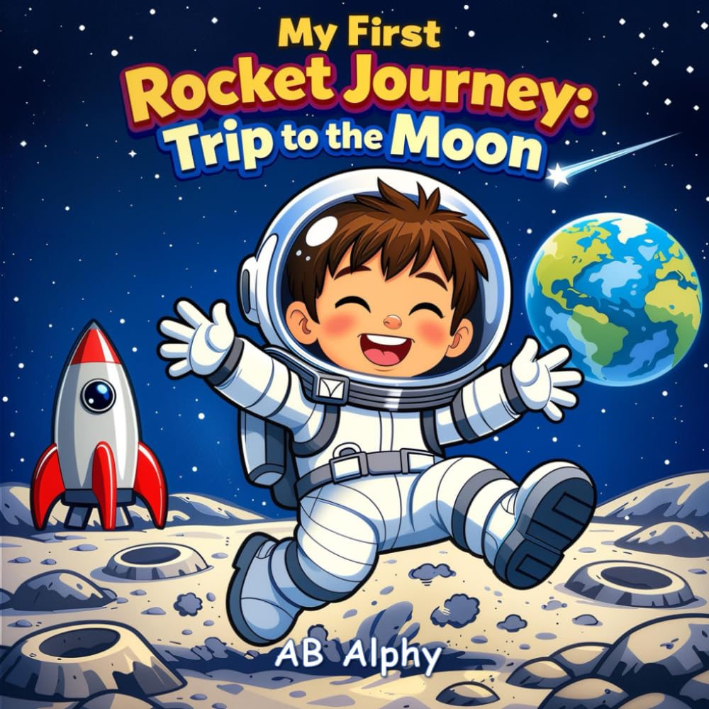 My First Rocket Journey: Trip to the Moon: A Magical Moon Adventure for Little Explorers: 3