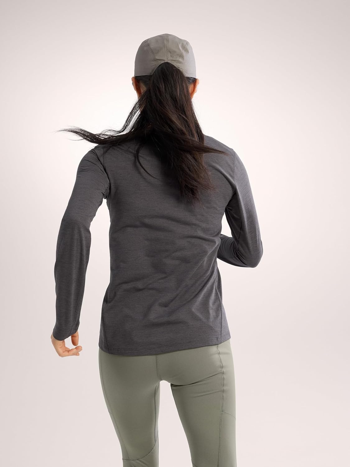 Arc'teryx Taema Crew Neck Long Sleeve Shirts for Women | Quick Dry Long Sleeve Workout Shirts - Hiking Running Fitness Tops