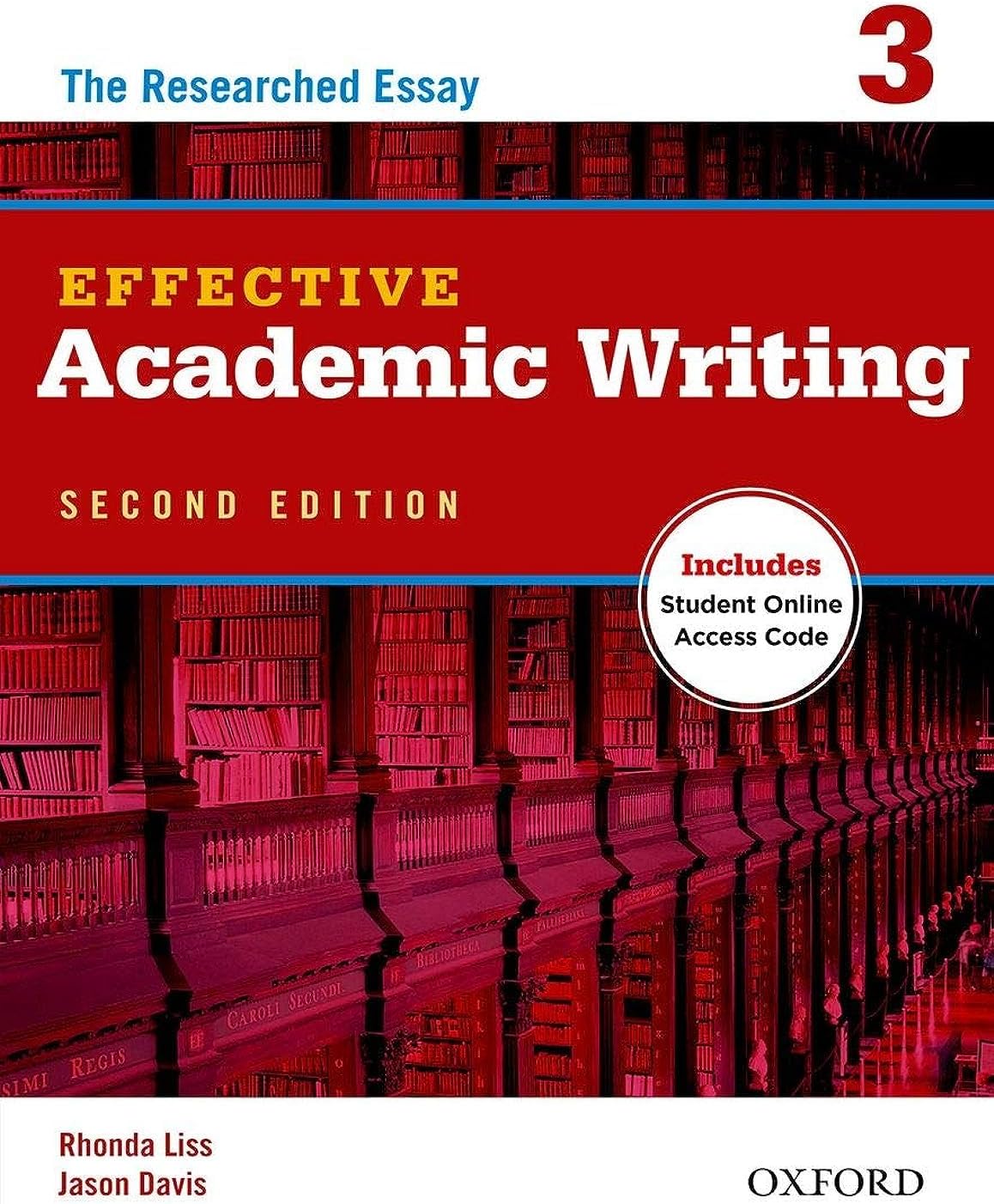 EFFECTIVE ACADEMIC WRITING SECOND EDITION 3 STUDENT BOOK
