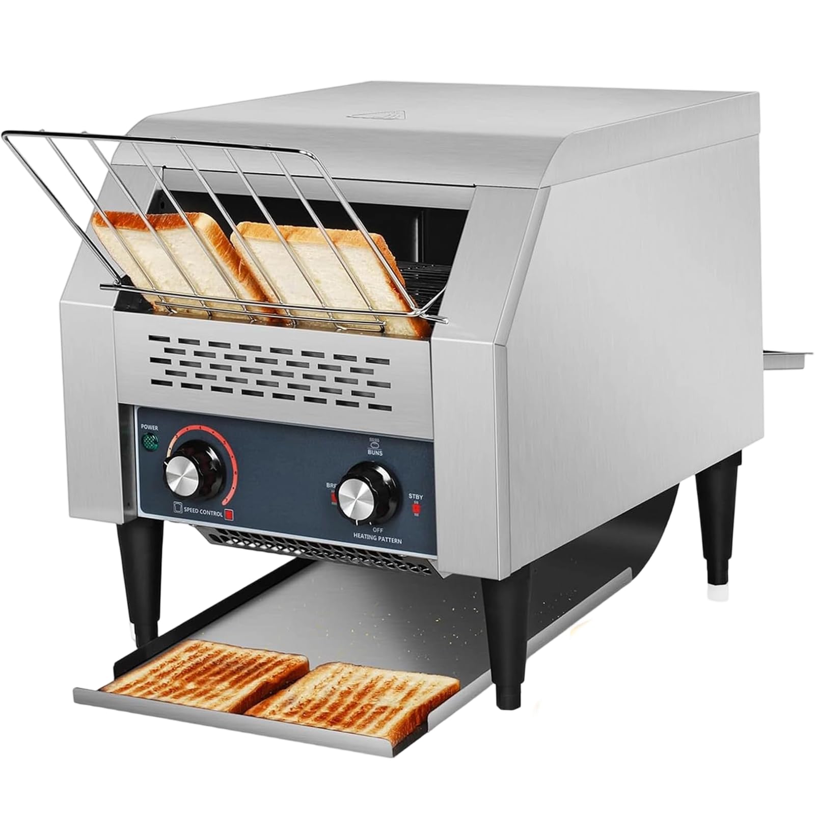 Tostadora Comercial De Cinta Transportadora, Alta Resistencia, para CoccióN De Alto Volumen, Tuesta 150/300/450 Rebanadas por Hora, para Restaurantes TT-300-220v