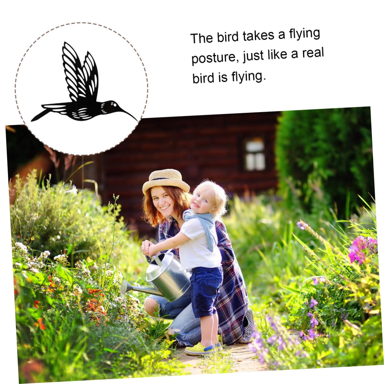 Toddmomy 3 Garten Vogeldekoration Simulation Gartenstecker Lebensechte Akrylvögel für Blumenbeete oder Robustes Langlebiges Material für Fröhliche