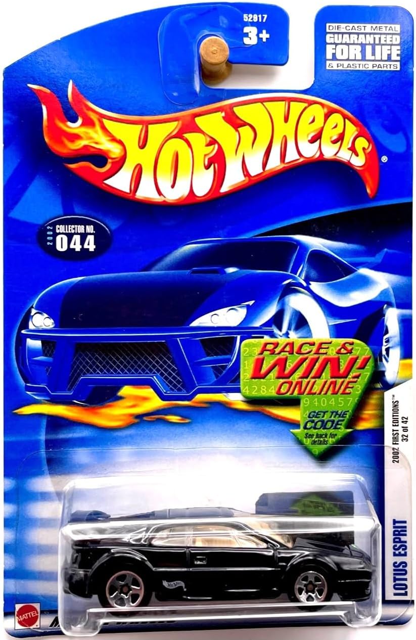 Hot Wheels 2002 First Editions -#32 Lotus Esprit With Tampo #2002-44 Collectible Collector Car Mattel 1:64 Scale