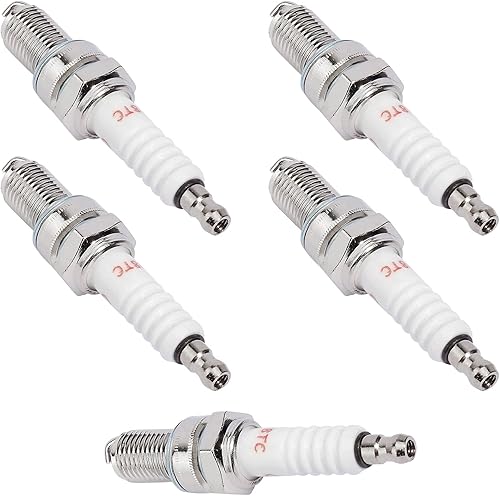 Miniatura 5 de Paquete de 5 bujías D8TC D8EA DR8EA para CG 125 125cc-150cc 200cc 250cc GY6 CG125 CF250 CH250 Motocicleta ATV Quad Scooter Go Kart Moped Pit Dirt