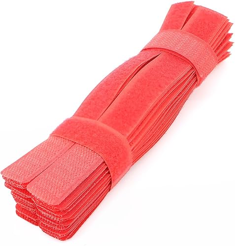 Miniatura 7 de PASOW - 50 piezas, sujetacables reutilizables, organizador de cables, sostén para cuerdas, 17.7 cm (blanco) Blanco,Multicolor2,Naranja,Rosa