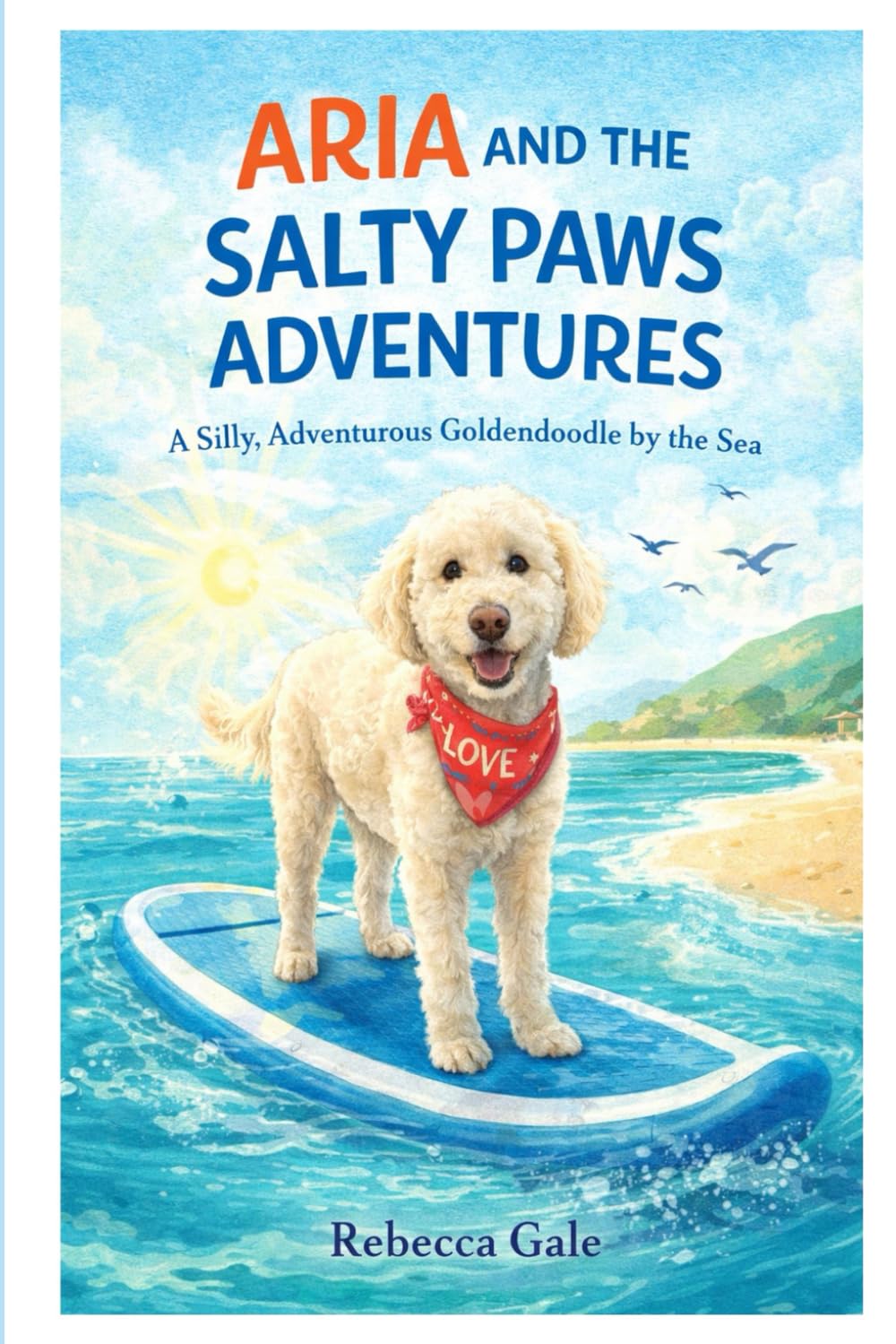 ARIA AND THE SALTY PAWS ADVENTURES: A Silly, Adventurous Goldendoodle by the Sea (The Adventures of Aria the Goldendoodle)