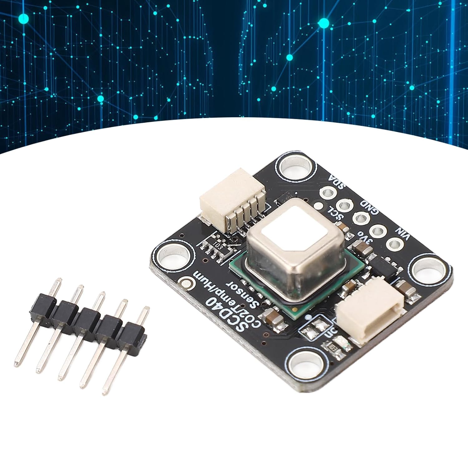 Air Measurement Gas Sensor,CO2 Temperature Humidity Monitor Detection 50ppm Accuracy for Homes Offices