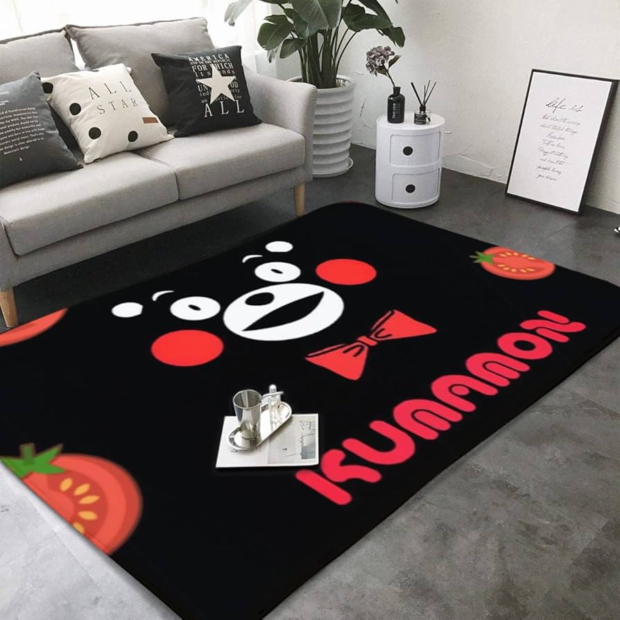 Amazon | くまモン カーペット 絨毯 ラグマット ラグカーペット