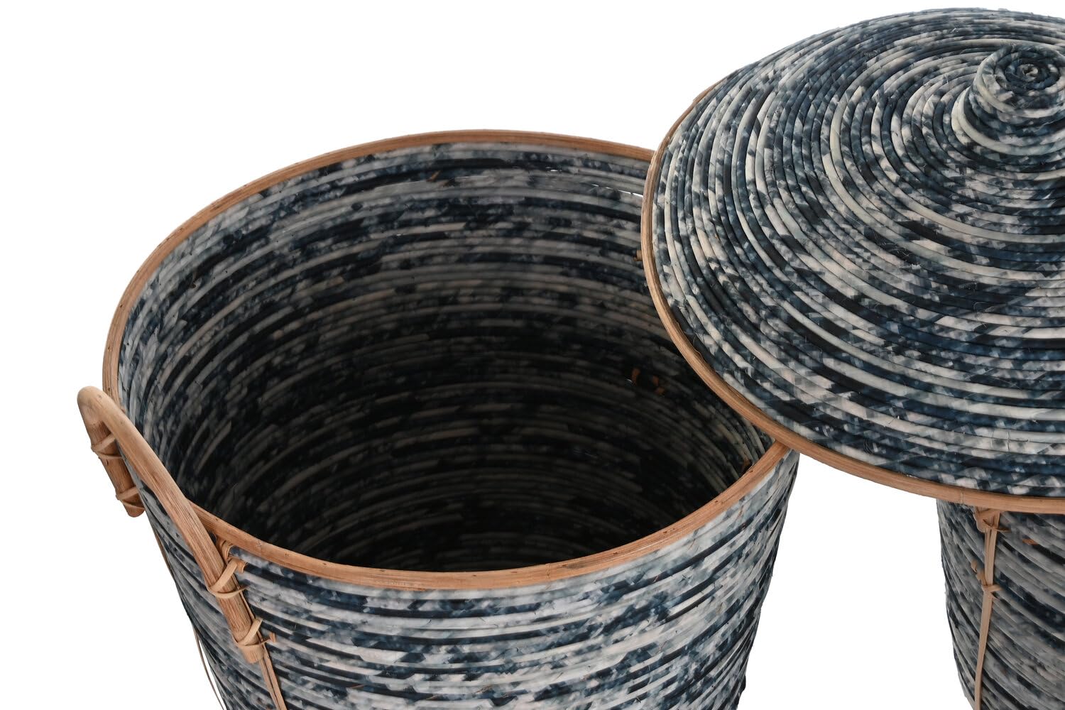 CESTA SET 3 RATAN 56X51X62 NEGRO