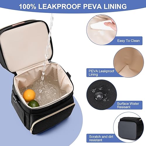 Miniatura 3 de Bolsa enfriadora de leche materna con bolsa de hielo para 6 biberones de hasta 9 onzas