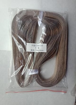 Shiv Enterprises FBD High Quality Teflon Sealing Belt for Band Sealing Machine (770 x 15 mm) - Pack of 50 Pieces