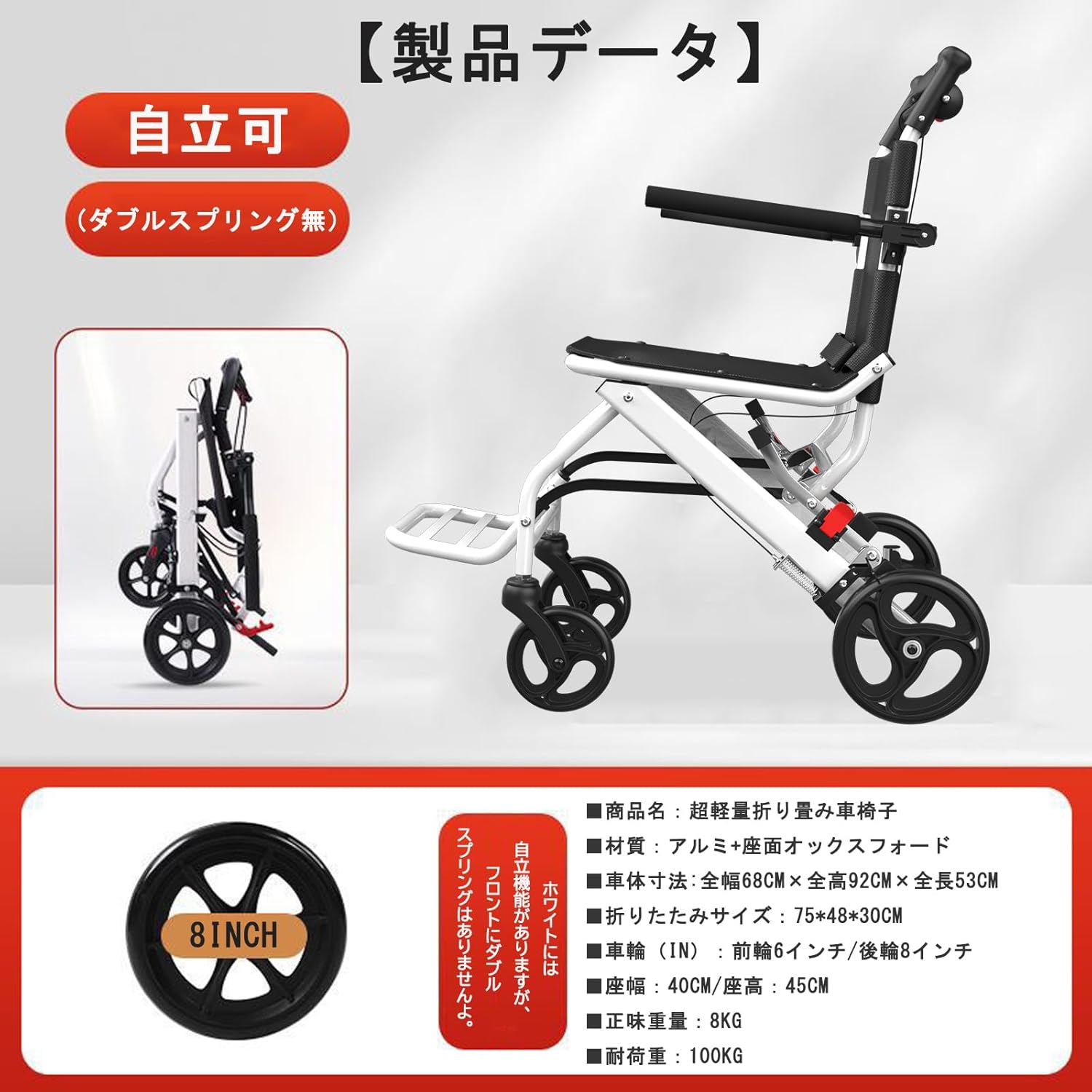 YLOVABLE 自立式　介助型簡易車椅子　ブレーキ付き　※難あり YLOVABLE 自立式 介助型簡易車椅子 ブレーキ付き ※難あり Amazon