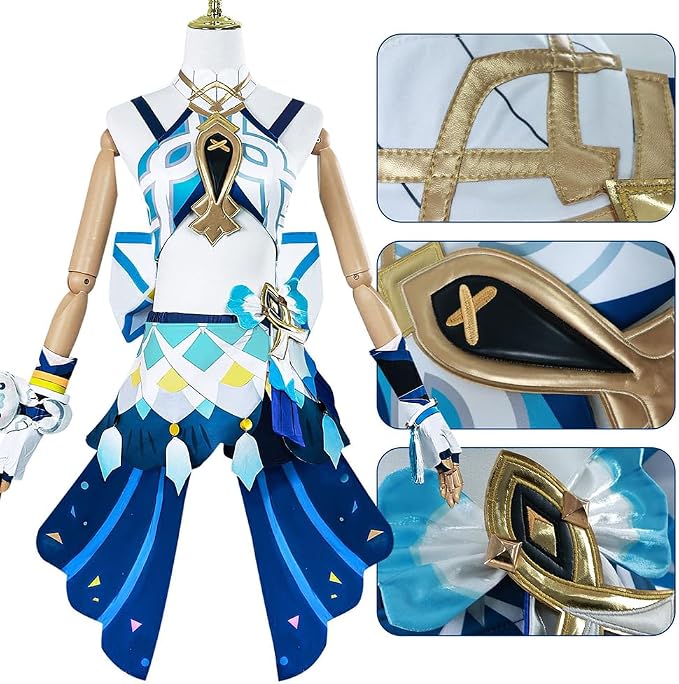 Amazon.co.jp: [REENEW] 原神 ムアラニ コスプレ衣装 ウィッグ付き