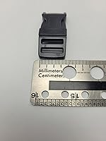 Vista 2 de JGFinds Paquete de 48 hebillas de pulsera de plástico para estilo de supervivencia Paracord o cuerda DIY, Negro