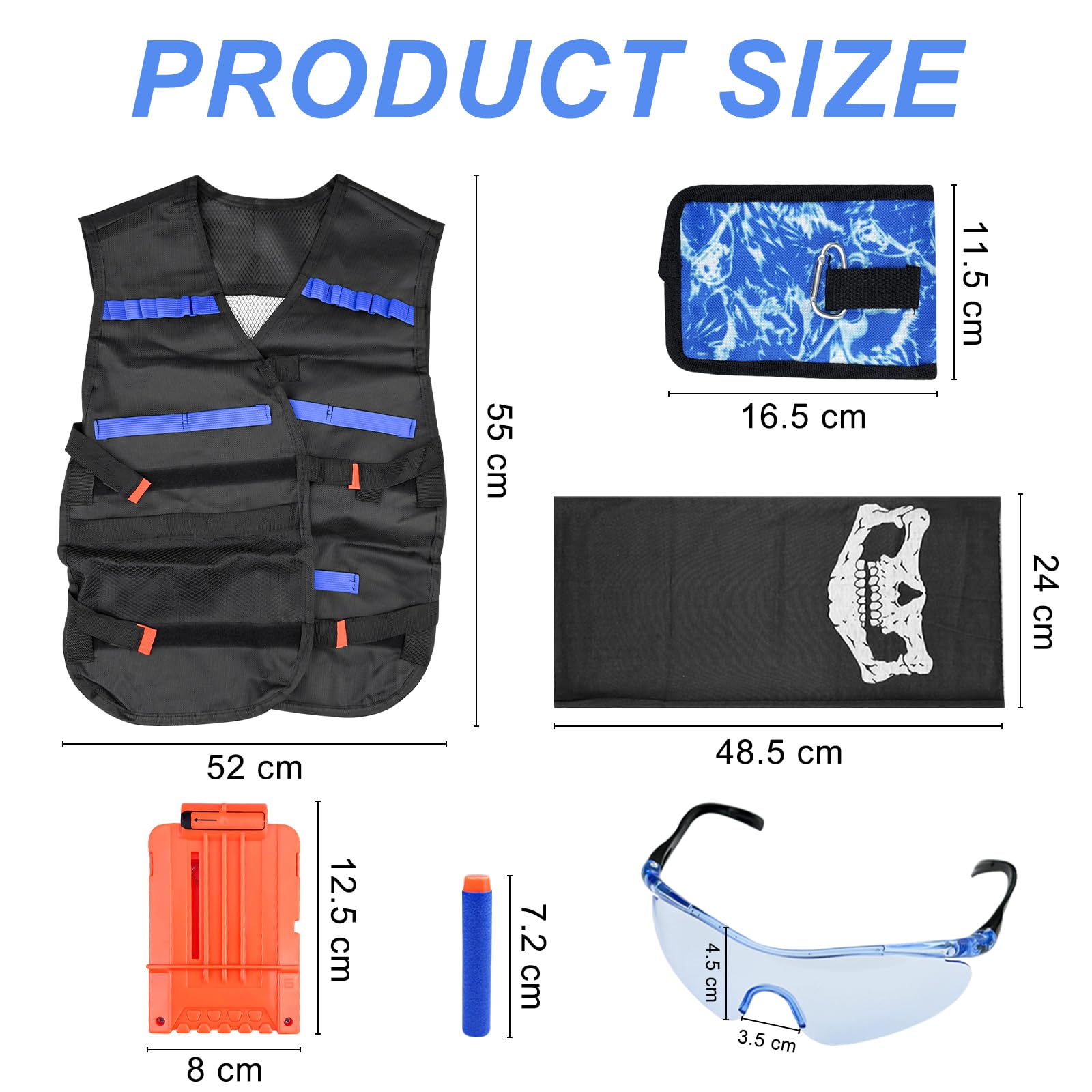 Zestaw kamizelki taktycznej dla dzieci, Kids Tactical Vest