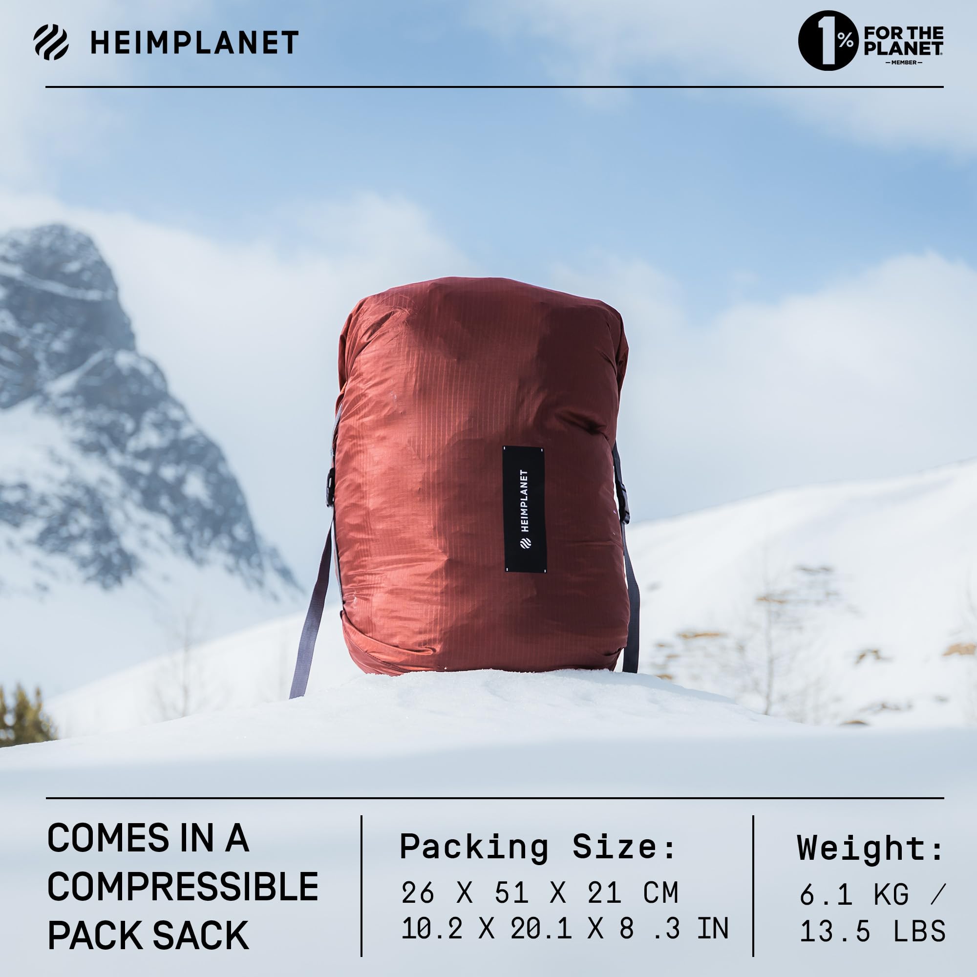 Amazon.co.jp: HEIMPLANET バックドアテント:4人用 4シーズン レッド