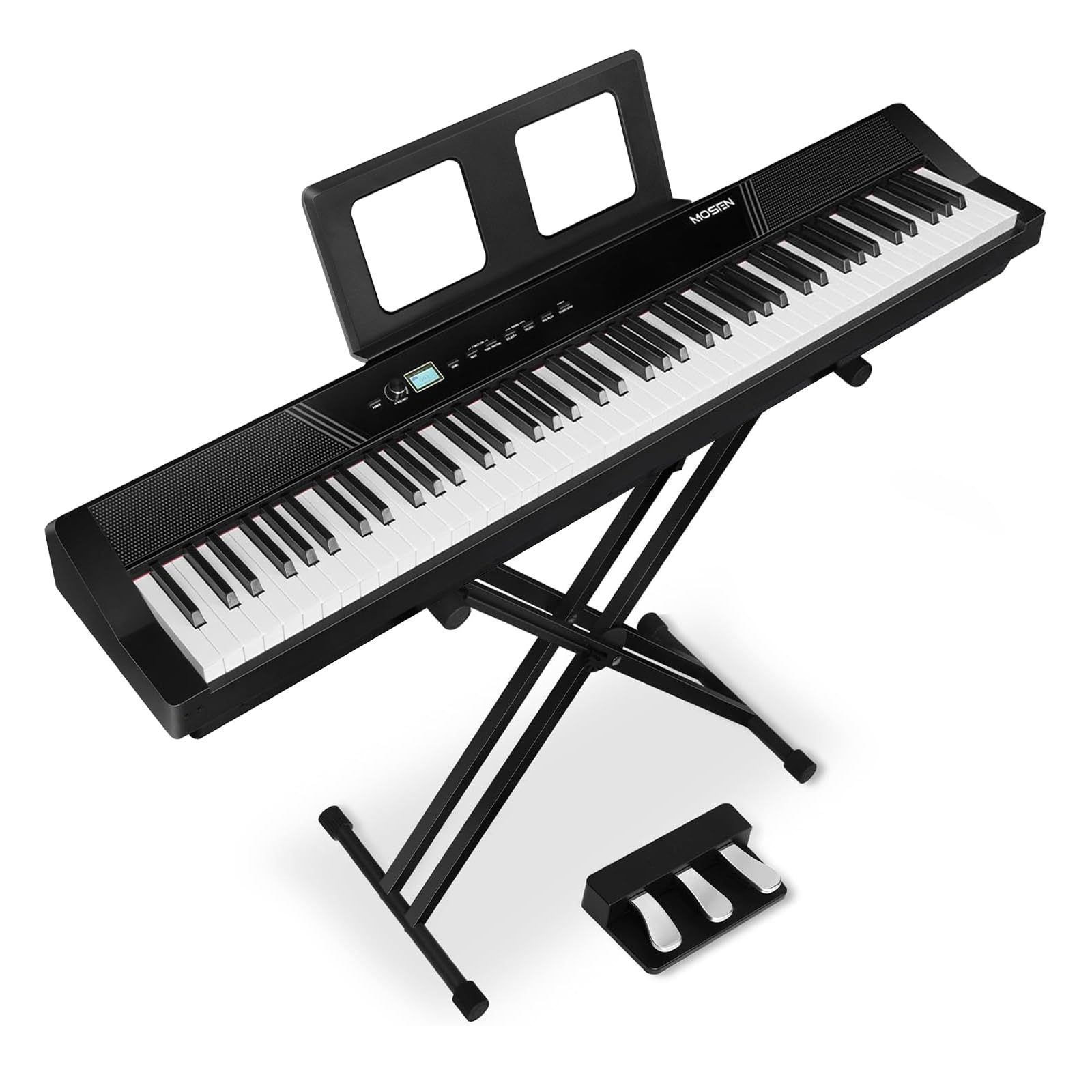 Amazon.com: MOSEN Beginner Digital Piano 88 Keys Weighted