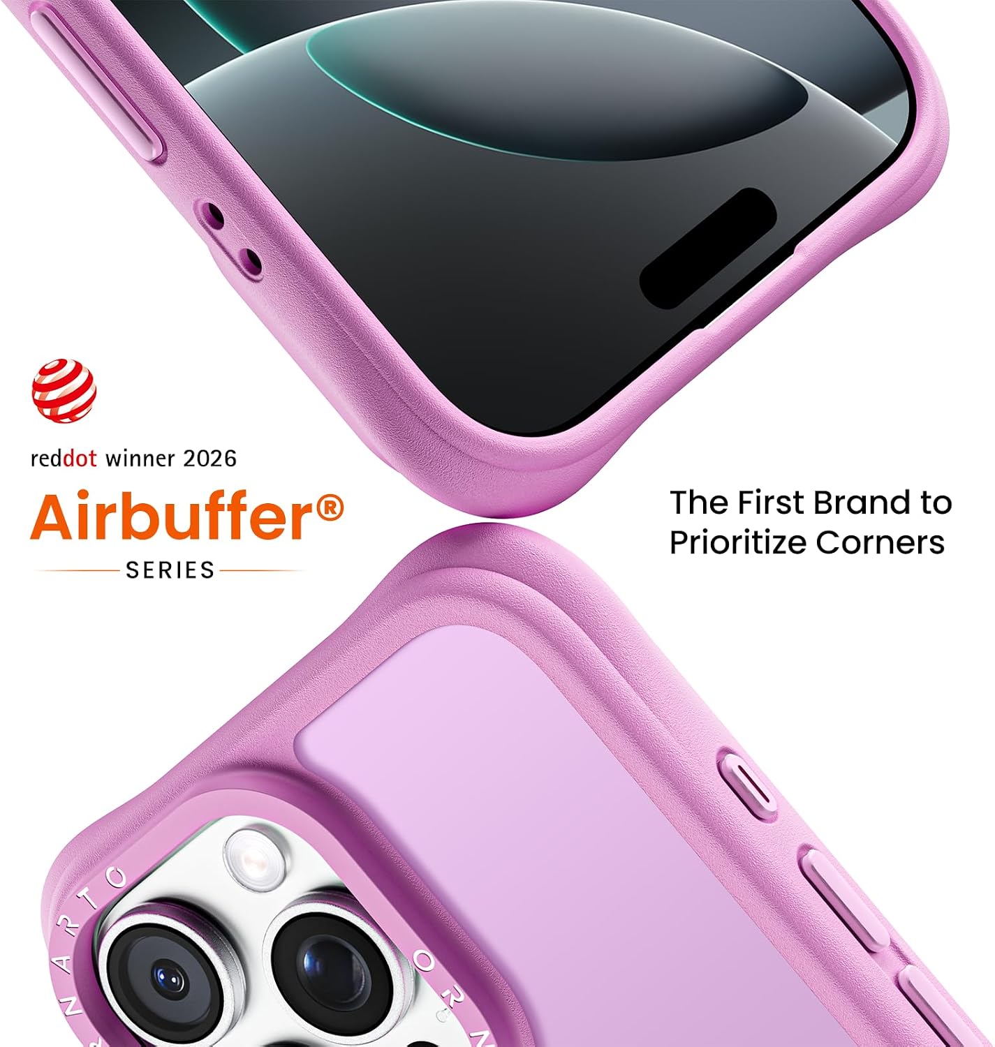  for iPhone 16 Pro Case, Magnetic Matte,Cherry Blossom | 20FT Military-Grade Drop Protection, Compatible with MagSafe, Slim Shockproof Translucent Phone Cover thumbnail