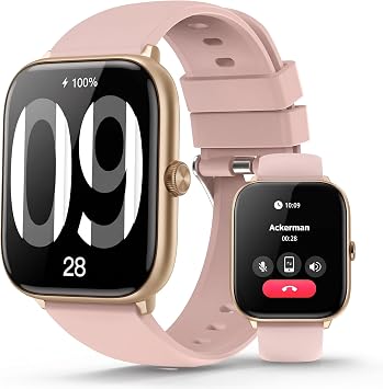 Luxury Smart Watch Women, 2.06" HD AMOLED AOD Answer/Make Call