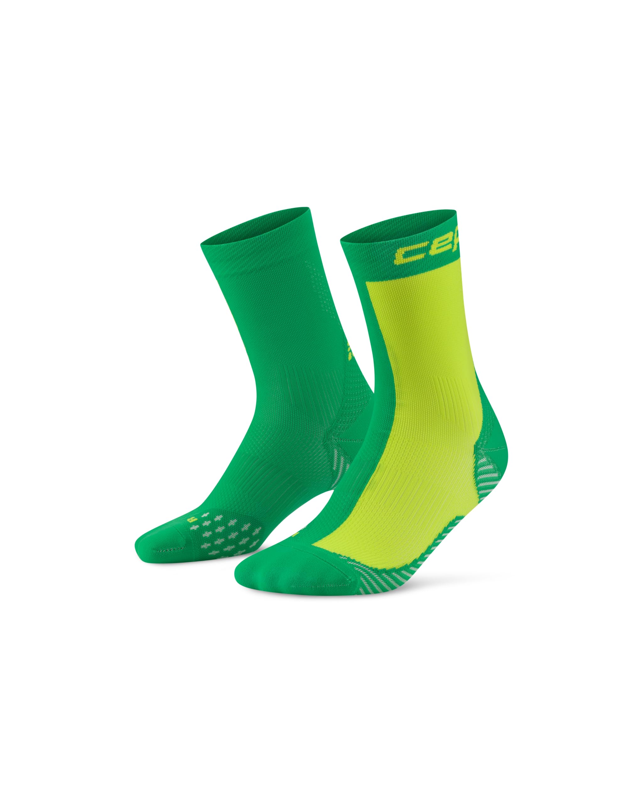 CEP RUN EDT HALF & HALF 5.0 MID CUT LAUFSOCKEN DAMEN – Atmungsaktive Kompressionssocken Damen für Training & Lauf – Leistungsstarke leichte Laufsocken