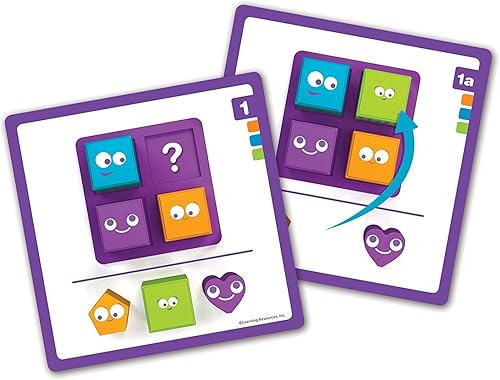 Miniatura 2 de Learning Resources Mental Blox Jr. - Juego de lógica temprana – 8 piezas, a partir de 4 años, juegos educativos para niños, juegos y rompecabezas de