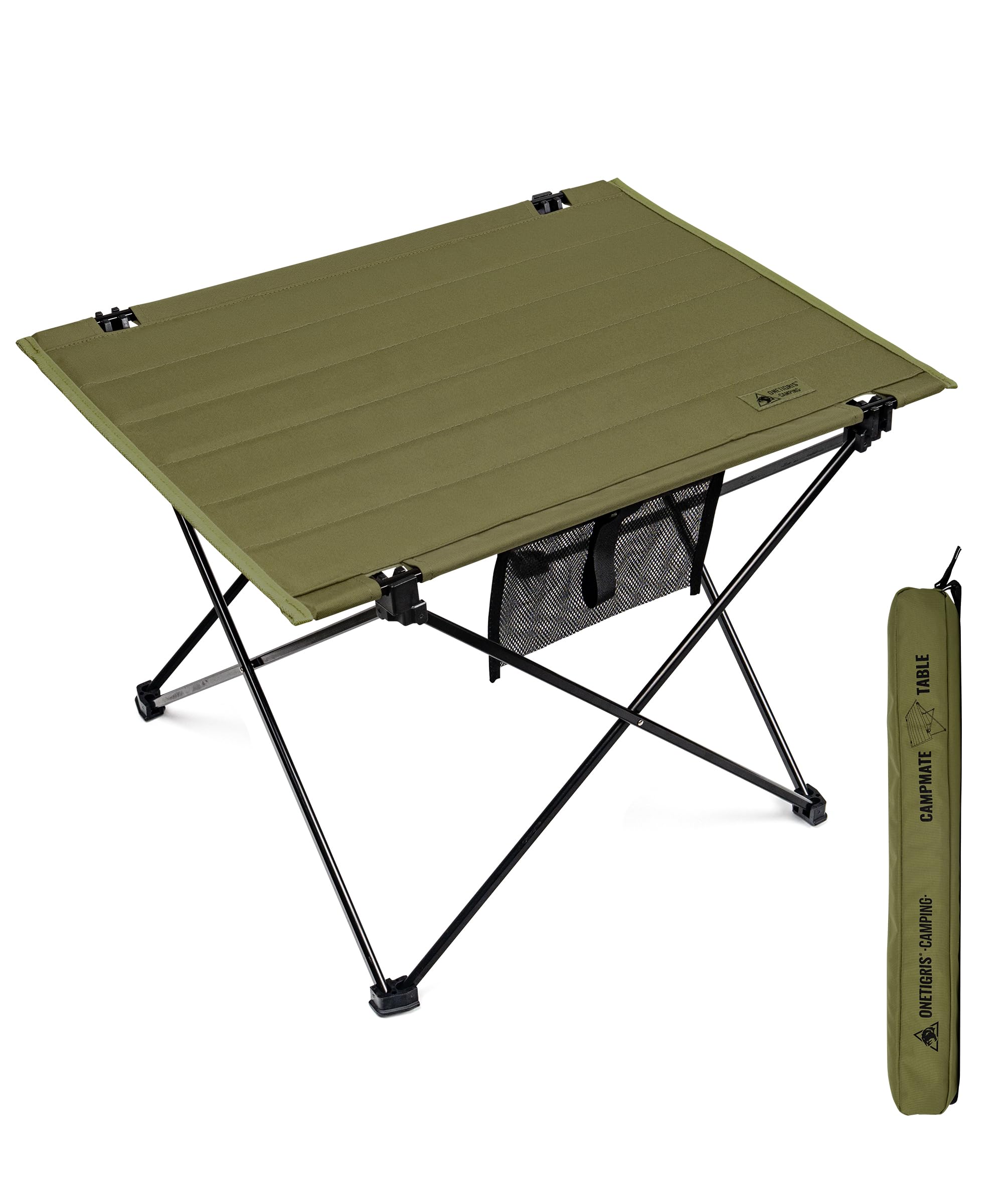 OneTigris CAMPMATE Campingtisch faltbar, Klapptisch klein faltbar, Outdoor Tisch Ultraleicht tragbarer, Tisch klappbar, Tragfähigkeit bis zu 30 kg für Outdoor, Wandern