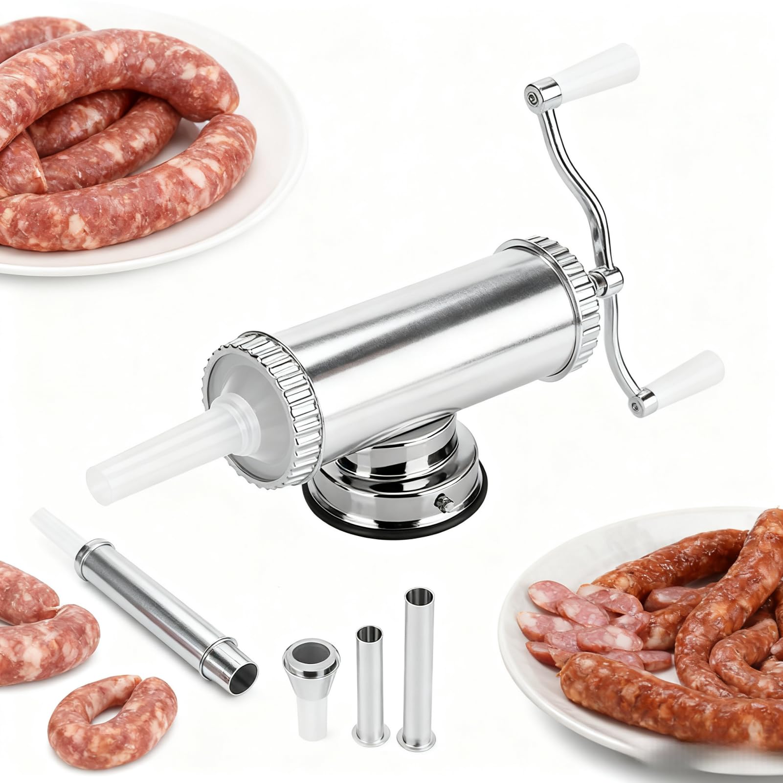 Machine à farcir à saucisses manuelle pour remplissage rapide de viande