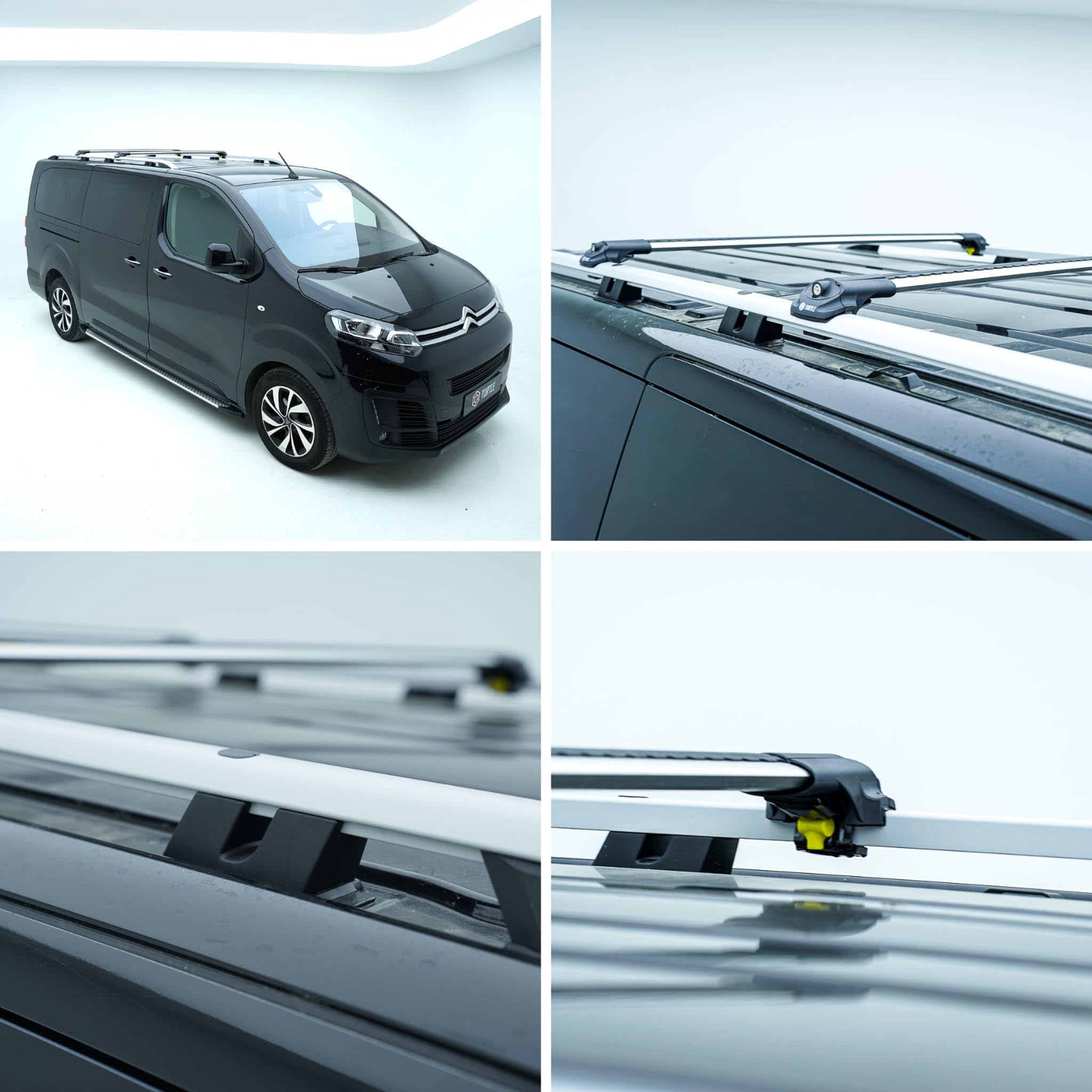 TURTLE Für Renault Trafic (X83) 2001-2014 / Langes Chassis Crown Dachreling | GRAU