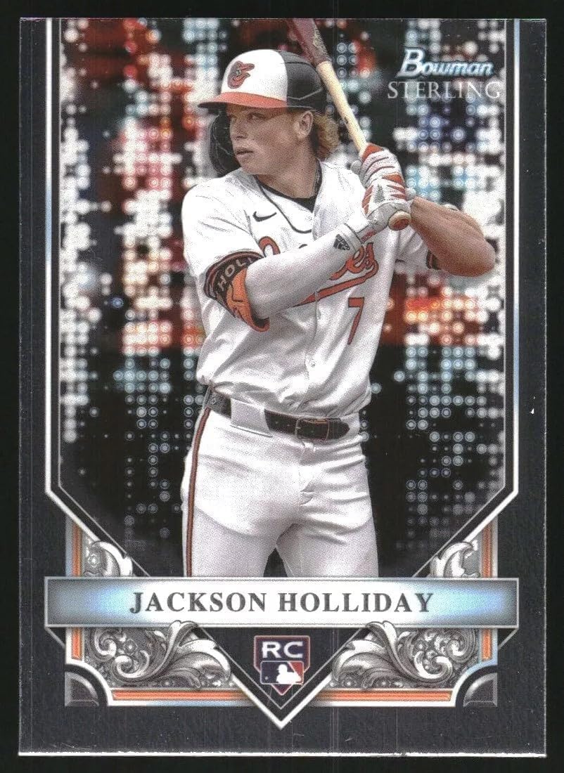 2024 Topps Bowman Sterling Jackson Holliday #BSR-20 Baltimore Orioles Rookie RC Baseball Card