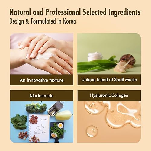 Miniatura 4 de Crema de mucina de caracol para el cuidado de la piel cuidado coreano de la piel para la cara - Advanced Caracol Mucin todo en una crema con 93% de