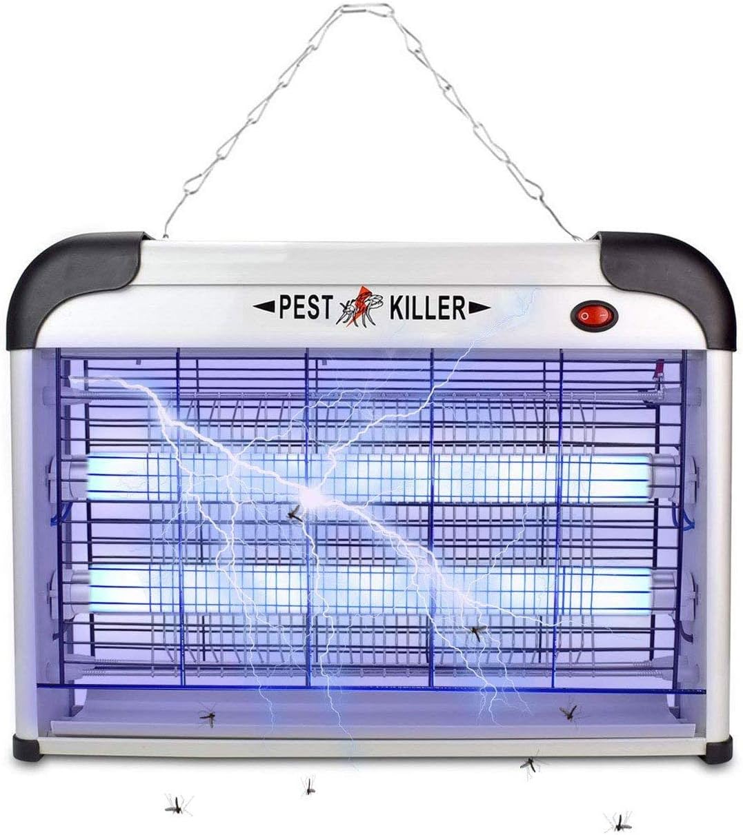 BABI Electric Bug Zapper/Pest Repeller Control-Strongest Indoor 2800 V 6000ft² UV Lamp Flying Fly Insect Killer Mosquitoes Flies Killer Repellent Traps Eliminator Catcher lure Zap kills Mosquito