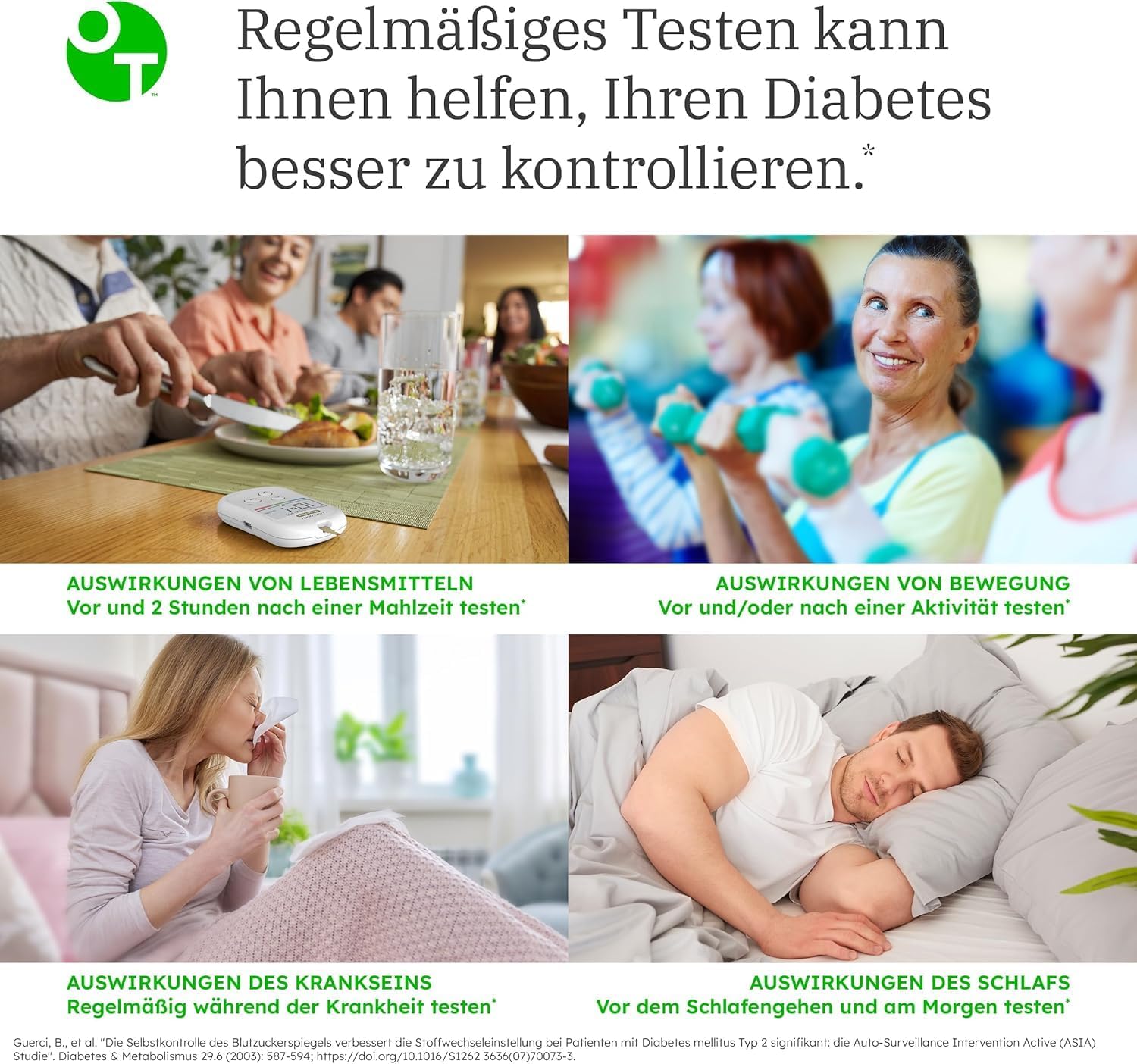 Blutzuckerteststreifen, 50 Stück, kompatibel mit Verio Glucose One Touchhh Messgeräten