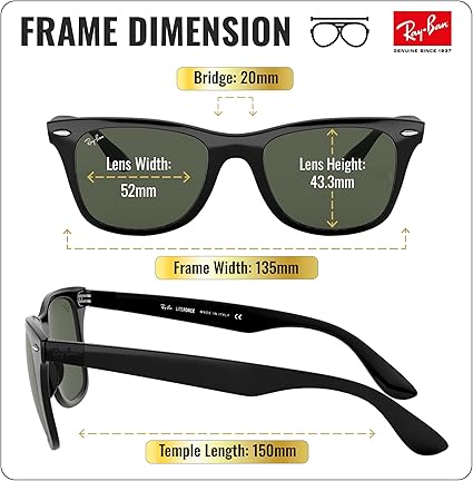 Ray-Ban RB4195 WAYFARER LITEFORCE Square Shaped Sunglasses for Men