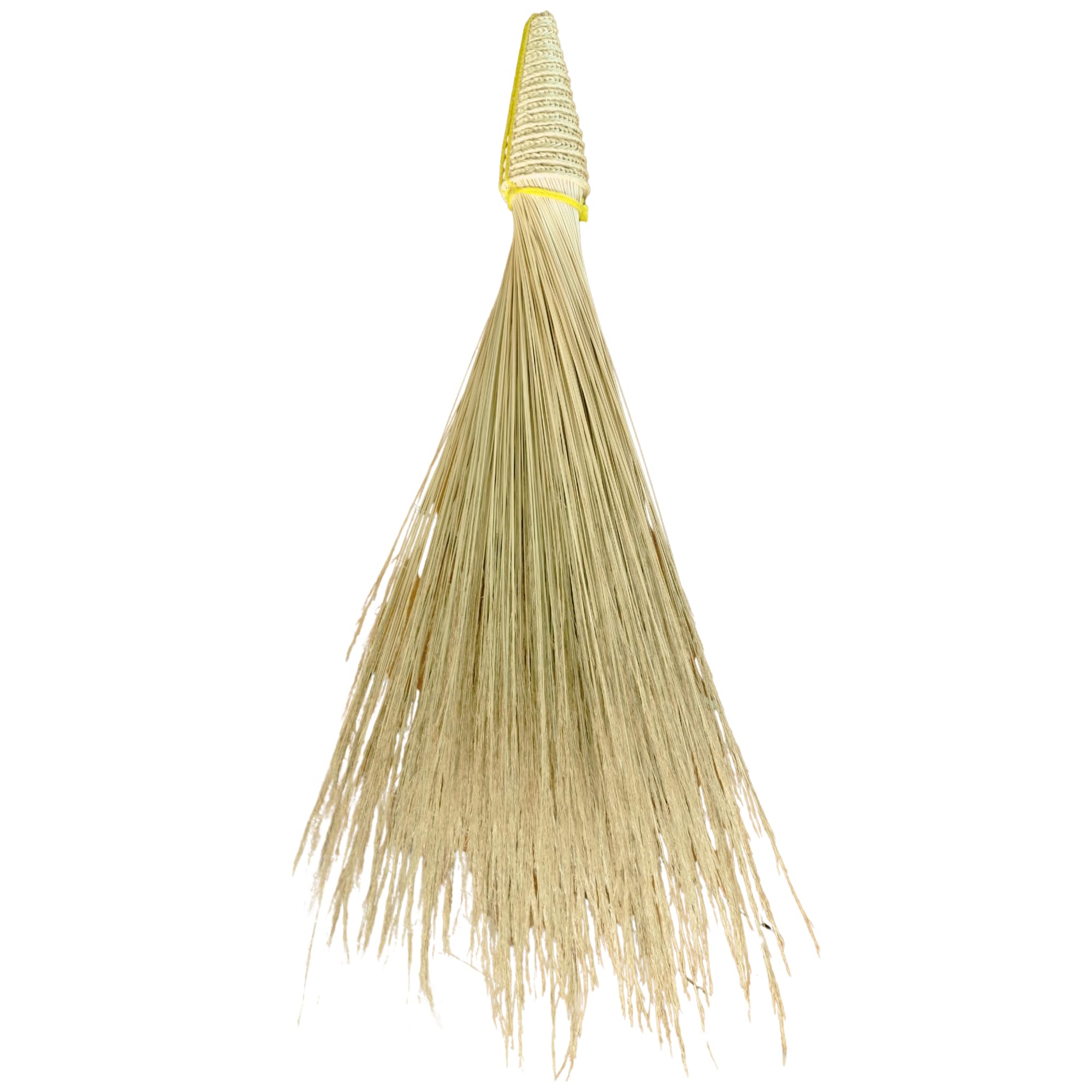 Handmade Natural Grass Stick Broom (phool Jhadu) | Eco-Friendly, Heavy-Duty Cleaning for All Floor Types | Perfect Grip, Long-Lasting Home Cleaning Indoor Outdoor Soft Grass Broom Dust Sweeper-image-32