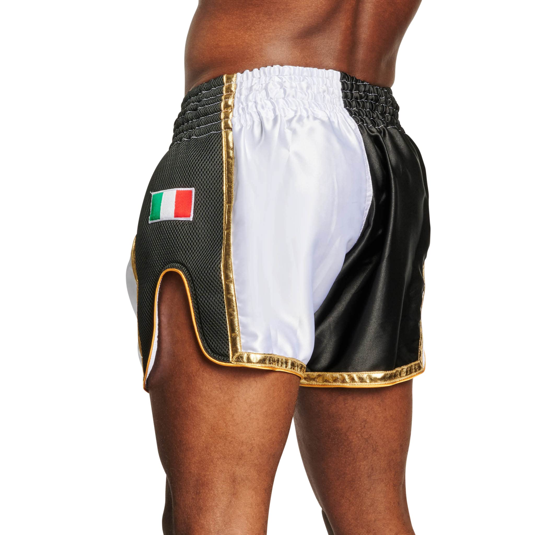 LEONE 1947, Panta Thai SIAM Bianco-Nero/XL, Unisex Adulto - AB875