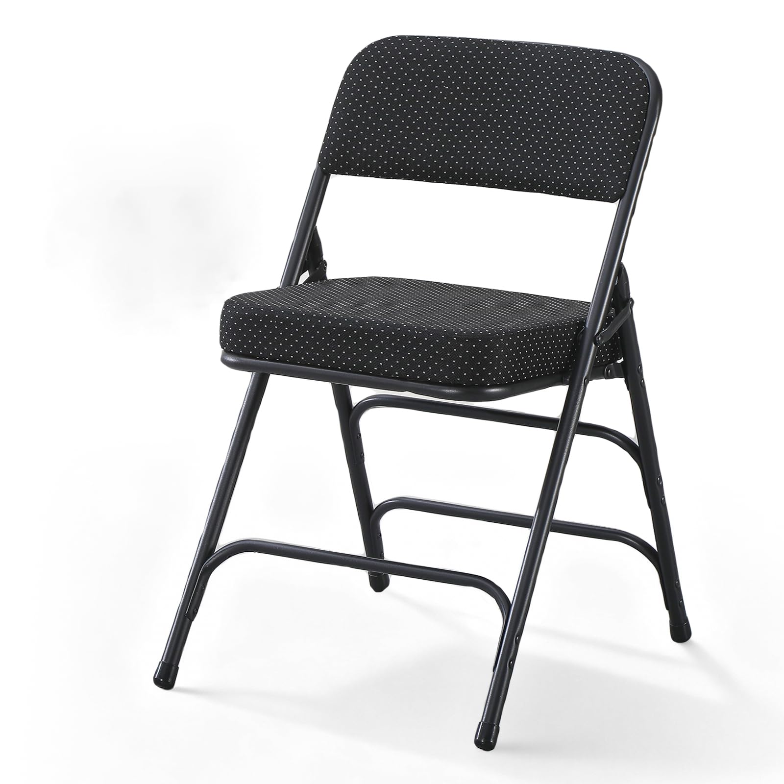 BOOSDEN Thick Padded Folding Chairs with Cushion, Heavy Duty Foldable Chair — image 1