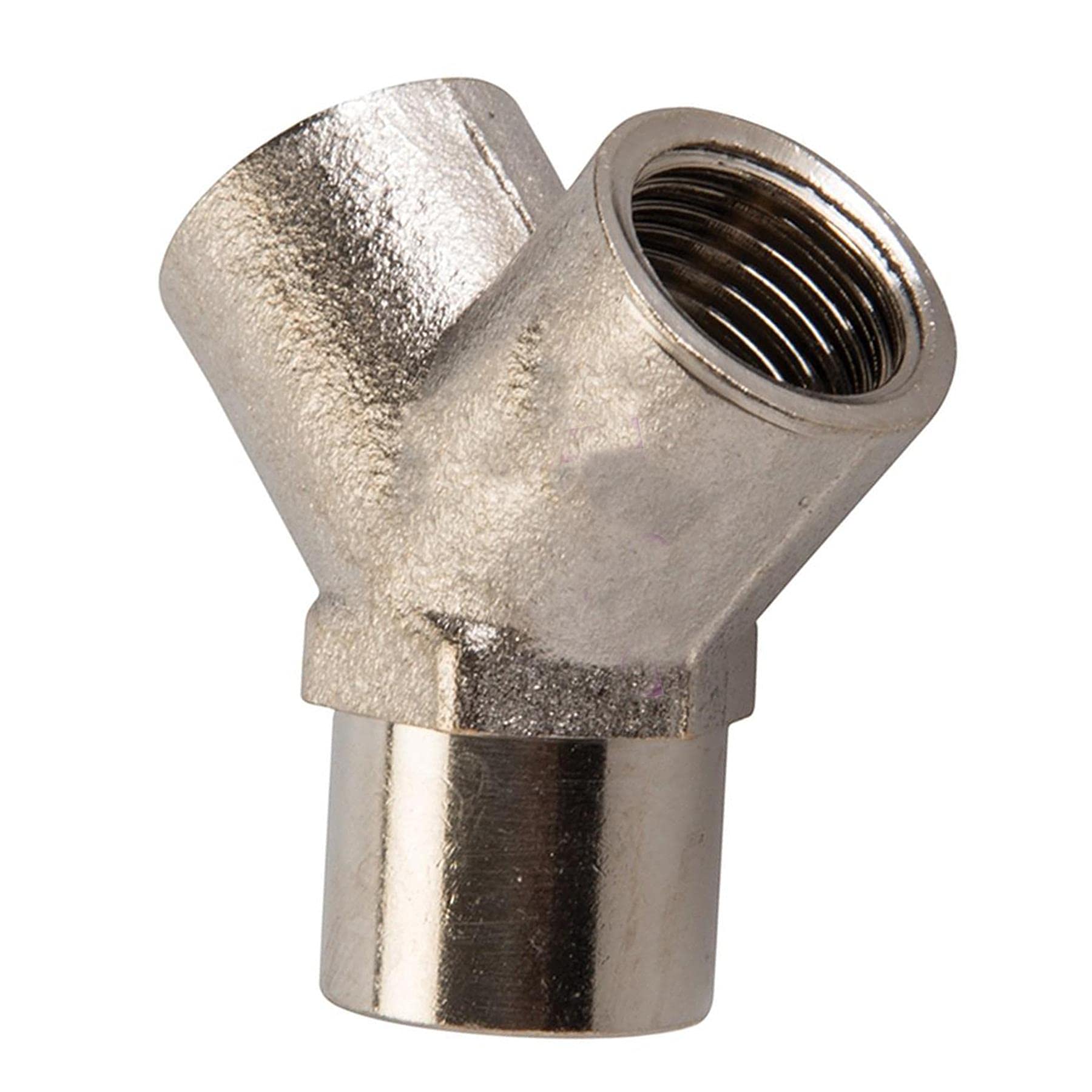 Dapetz ® 1/4" BSP Airline Hose Connectors 3 Way Air Compressor Fittings Y Connector Splitter Female Thread Quick Release Coupler for Air Lines Air Tools Compressors