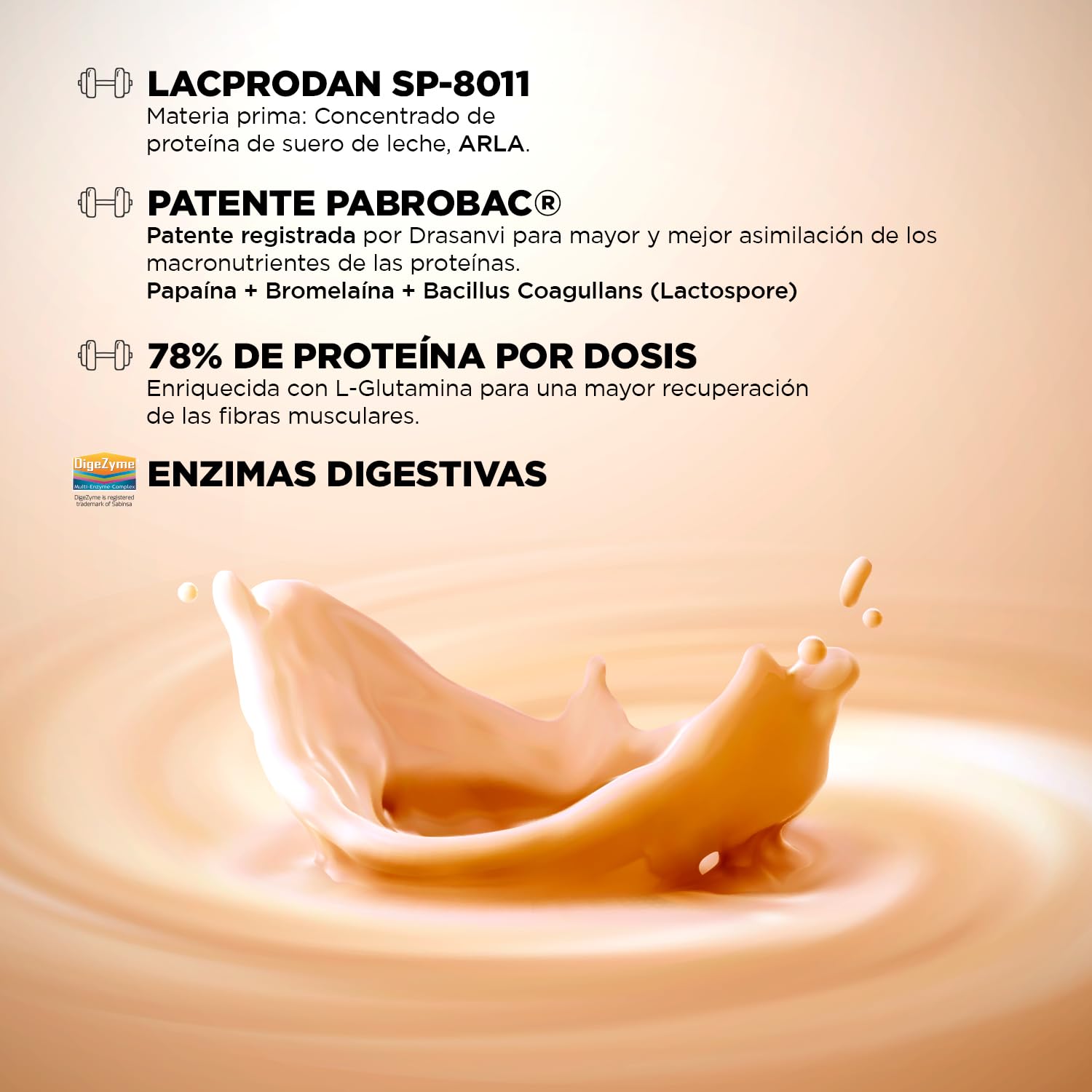 SPORT LIVE Concentrado de proteinas de suero de leche | Whey Protein en polvo con L-Glutamina y L-Leucina | Ayuda a aumentar tu masa muscular | Mejora tus batidos |Cookies&Cream | 2 KG
