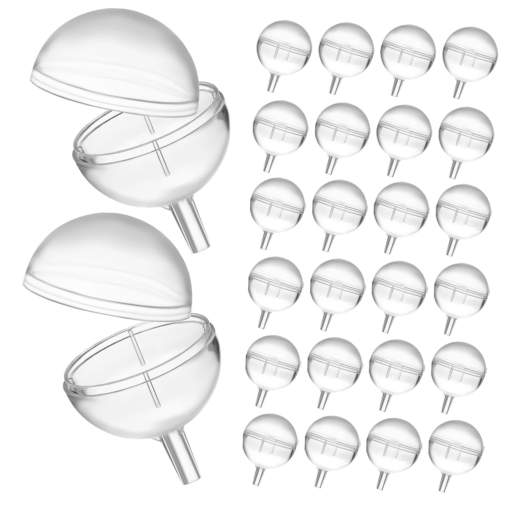 80 Pièces de Supports Transparents en Acrylique pour Bouquet de Bonbons, Design Créatif et Unique, Saint-Valentin et Anniversaires