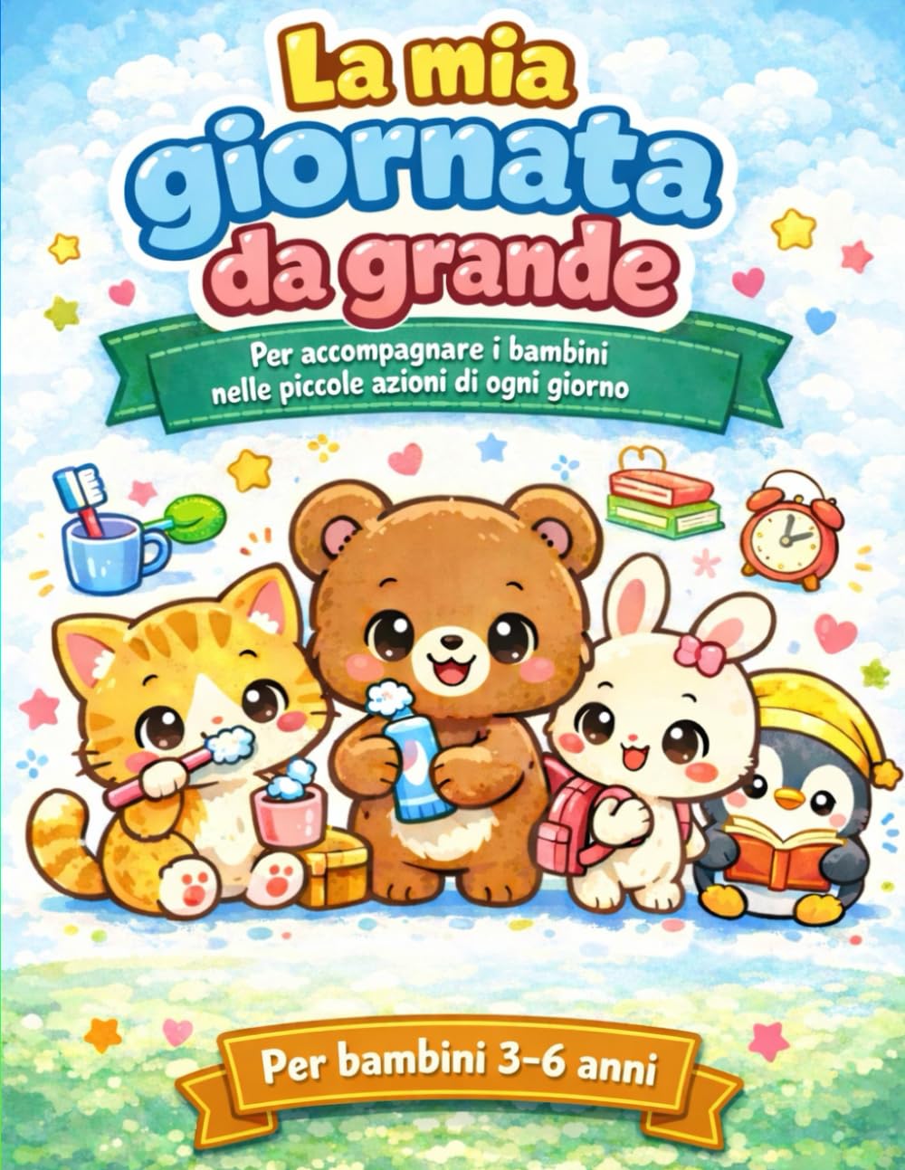 La mia giornata da grande: per accompagnare i bambini nelle piccole azioni di ogni giorno – per bambini 3-6 anni