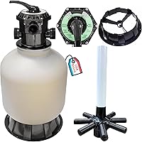 Vista 11 de Swimline Hydrotools Bomba de filtro de arena para piscina de 12 pulgadas para piscinas elevadas y enterradas Intex Bestway Sistema completo de 1/3