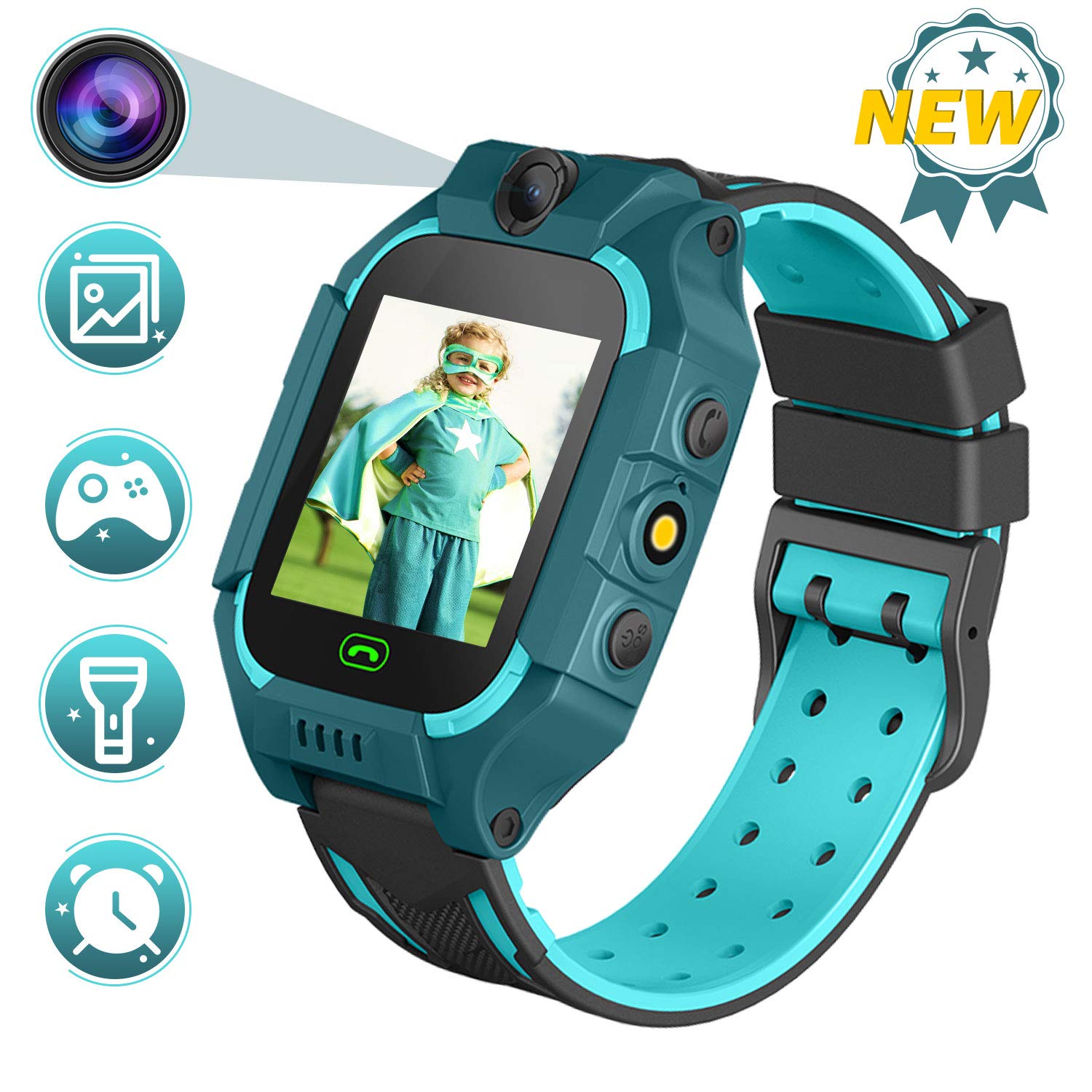 Lsflair Kids Smart Watchphone Boy And Girl Smart Watch Sos