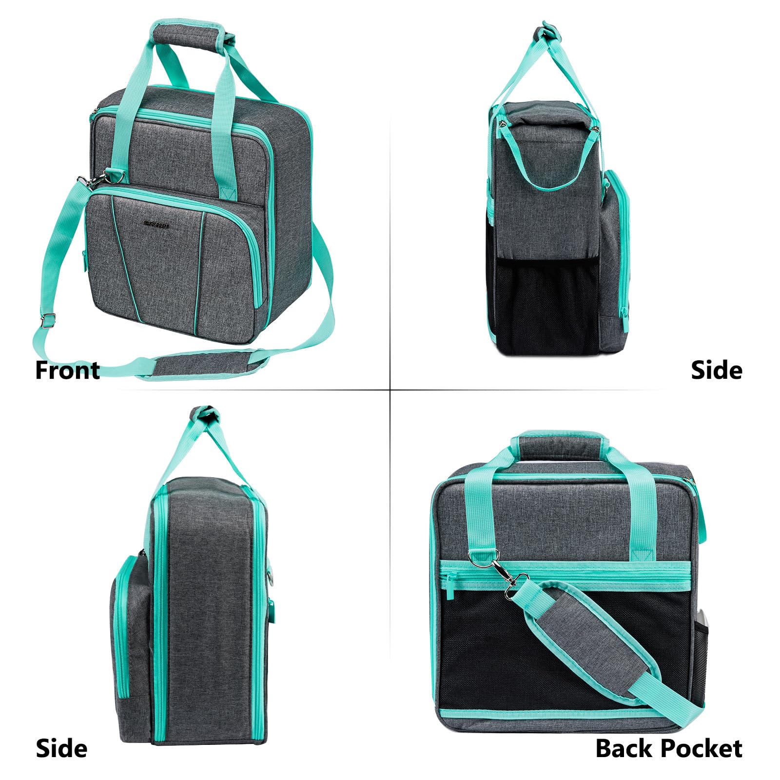 BAGSPRITE Kaffeemaschinen-Reisetasche Für Keurig K-Express & K-Iced – Gepolstert, Mit Vielen Taschen